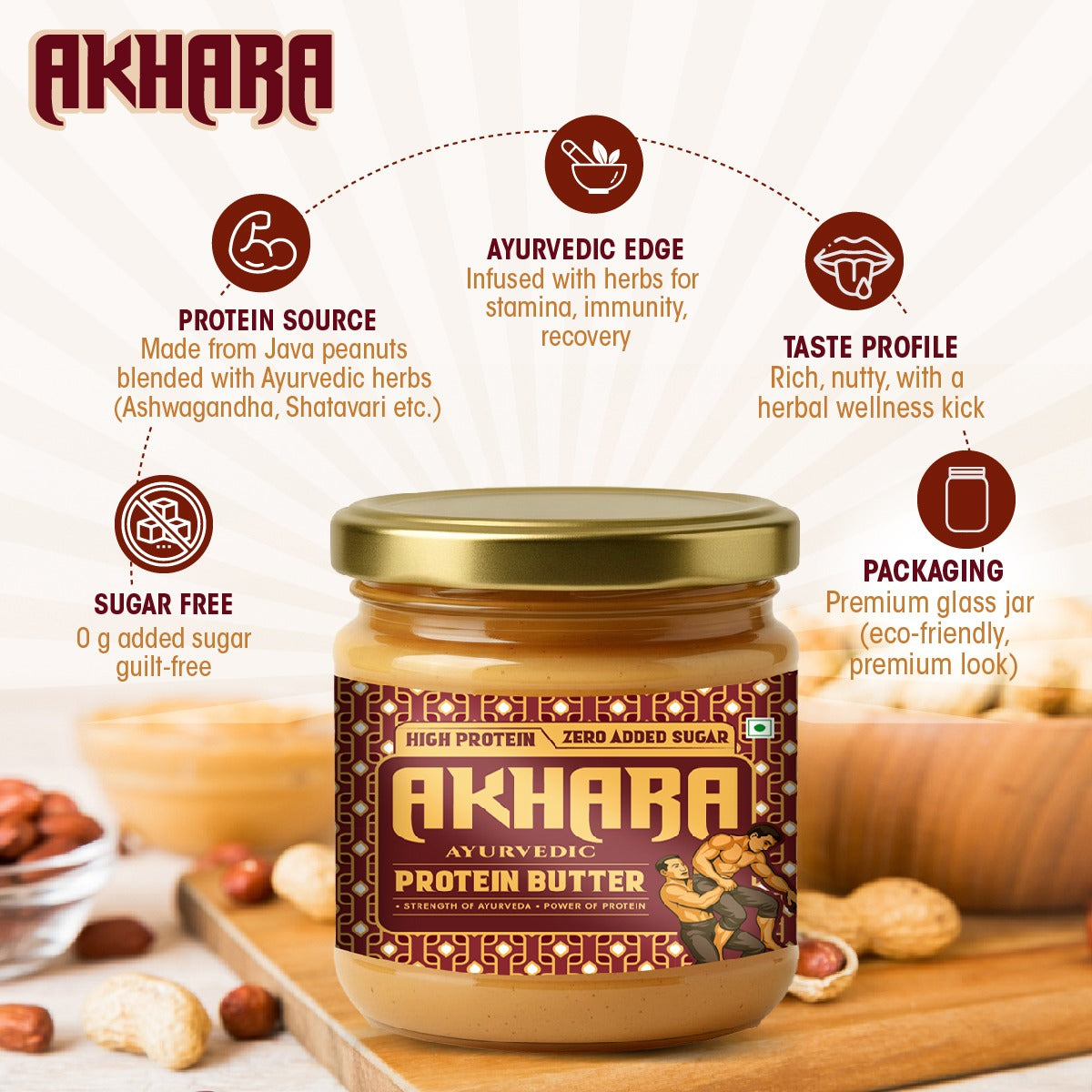 Akhara Protein Butter